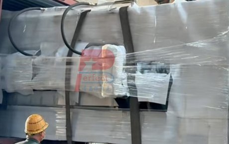 6-8 egg box tray making machine with metal dryer shipped to Mexico