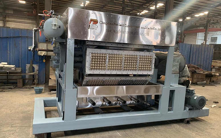 How to make egg tray working flow of egg box tray making machine ?