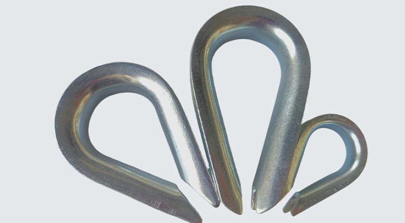 Guardacabos: proteja los bucles de sus cables de acero para un aparejo seguro.
