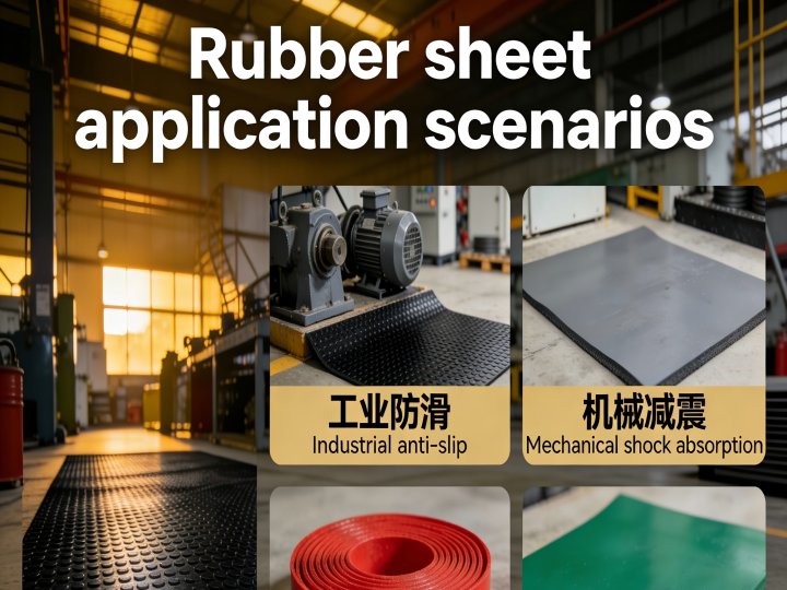 Industrial Rubber Sheet Roll | EPDM / NBR / SBR / Silicone Custom Rubber Sheet