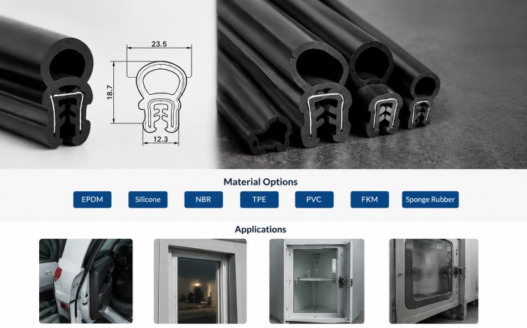 How to Choose the Right Rubber Sealing Strip for Different Applications