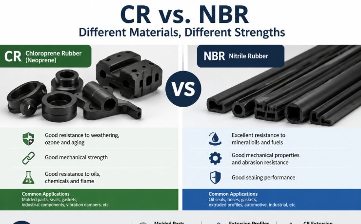 CR vs. NBR Rubber: How to Choose the Right Material and Manufacturing Process