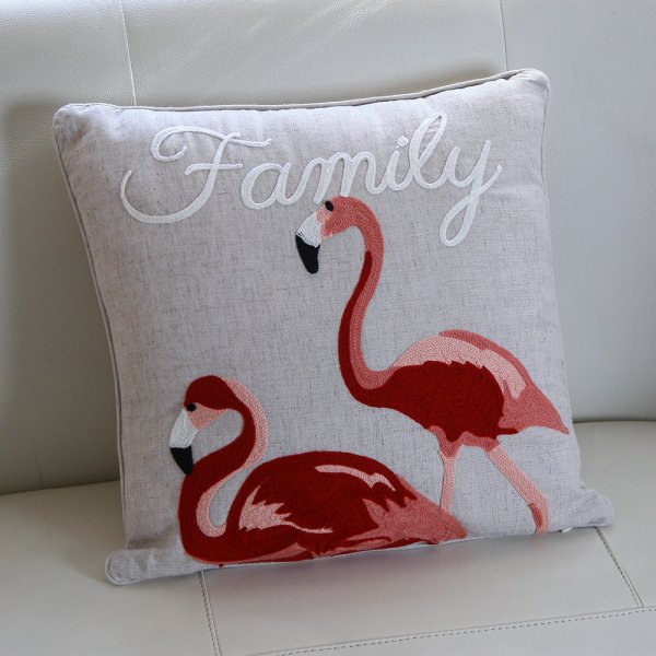 Flamingo pillow