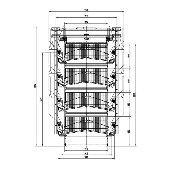 H Type Automatic Layer Cage