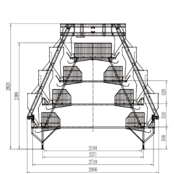 Automatic A Type Layer Cage