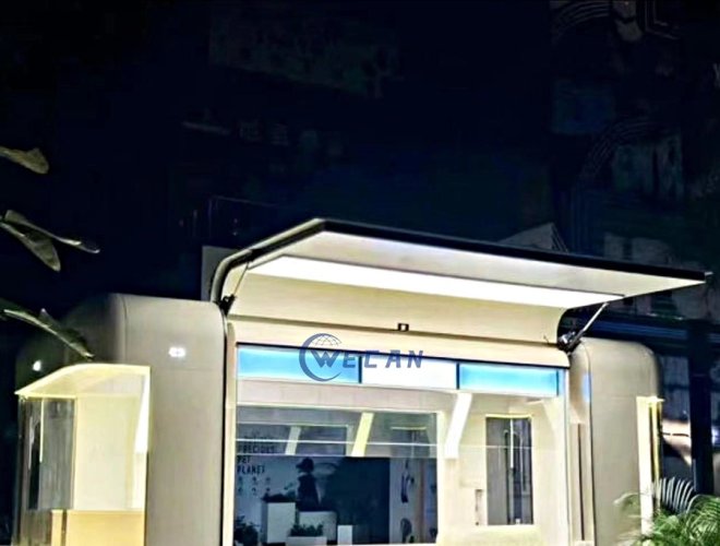 مقطورة طعام معدنية AirStream