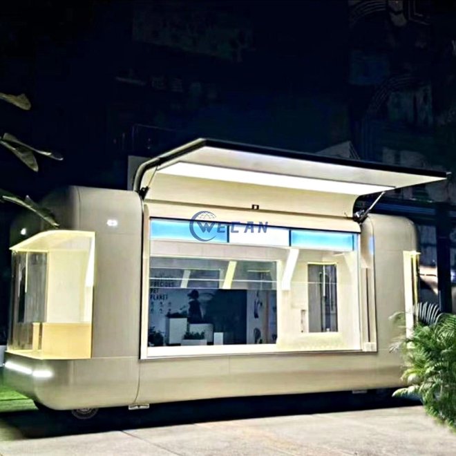 مقطورة طعام معدنية AirStream