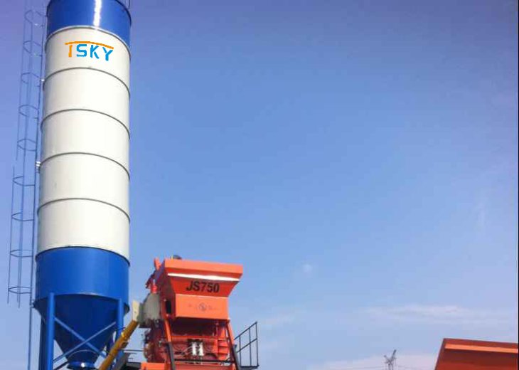 HZS30 Combined type concrete mixing plant