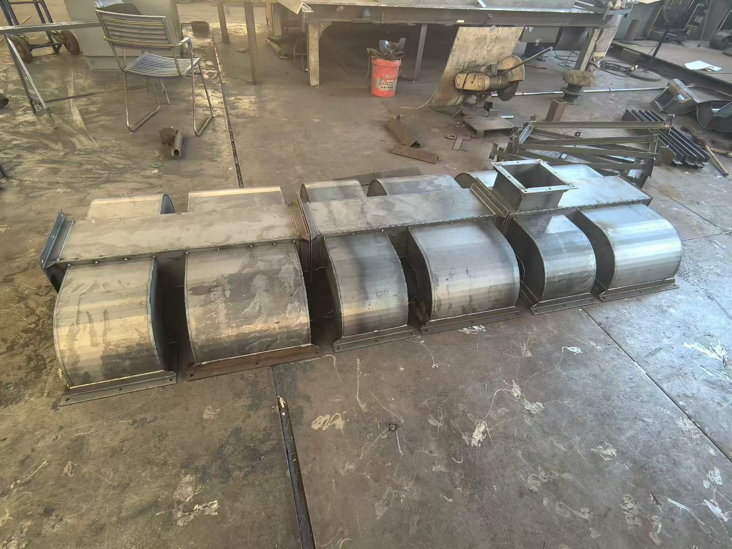 Prefabricated ventilation ducts