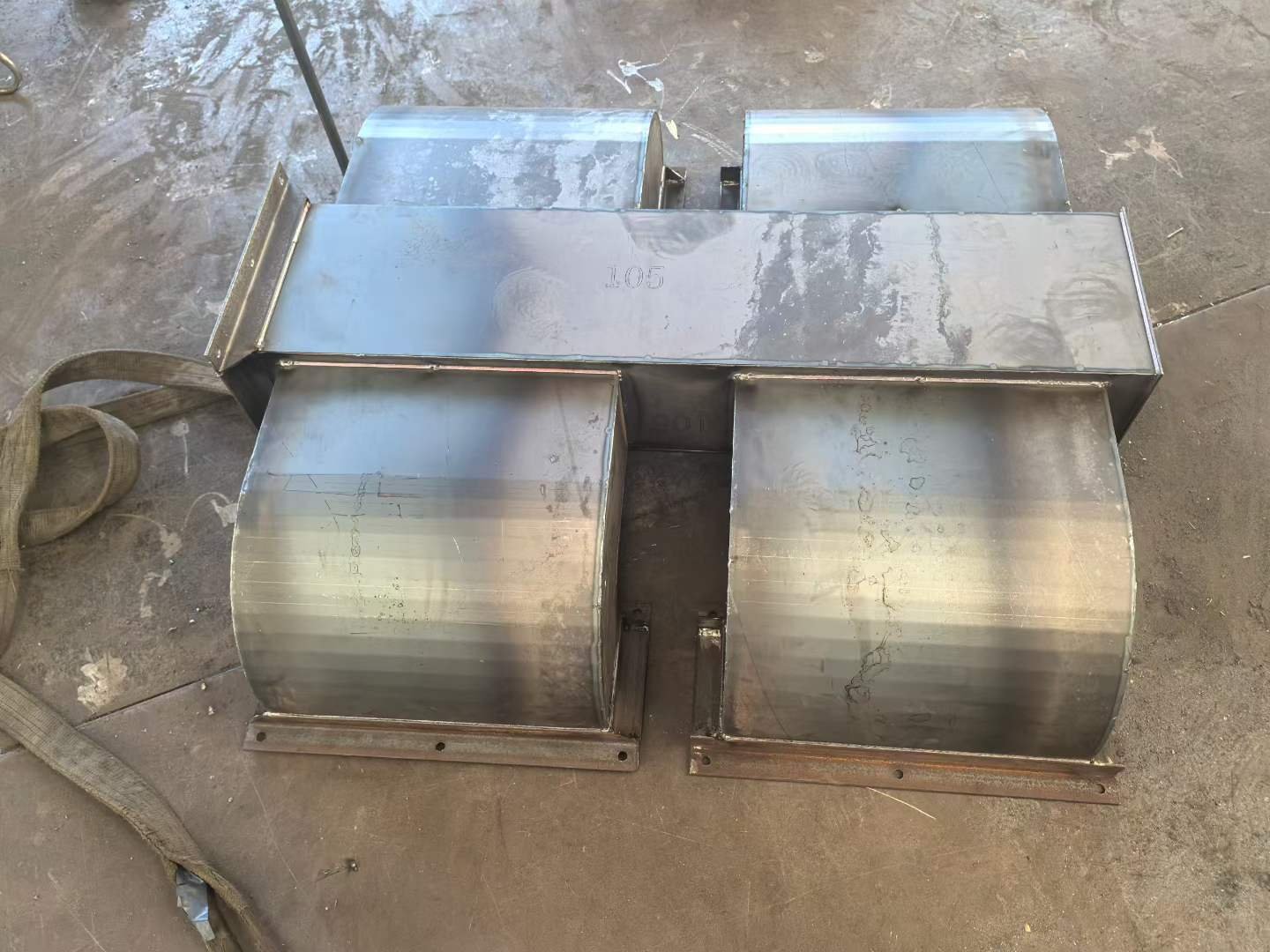Prefabricated ventilation ducts