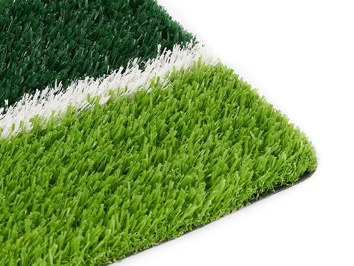 Low-maintenance half-pitch artificial turf