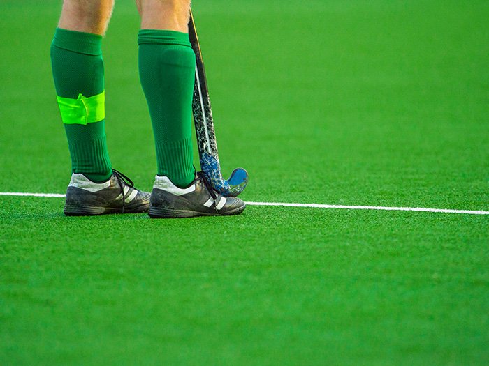 resilient synthetic grass for hockey practice