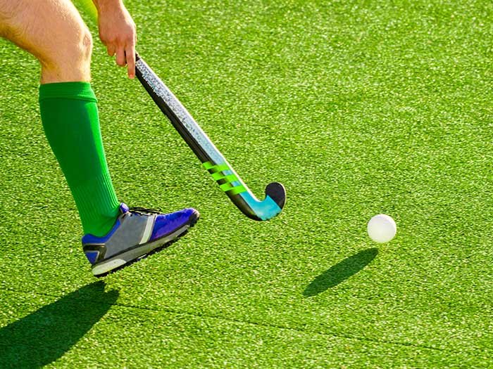 low-maintenance artificial hockey field