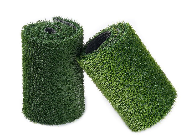 Eco-friendly artificial grass in hotel garden dining