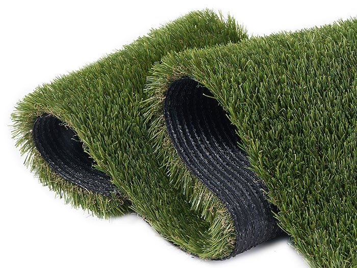 Synthetic grass enhancing aesthetic appeal of hotel patio