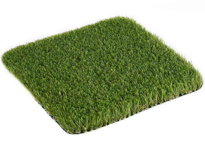 Artificial grass providing year-round greenery in hotel dining area