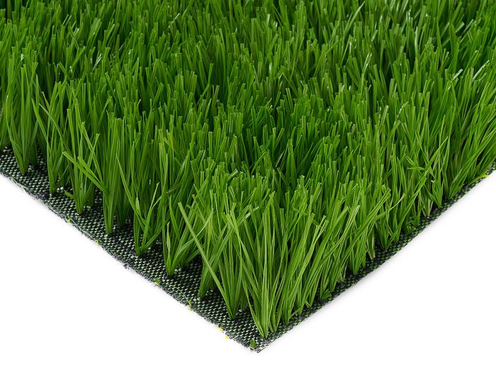Football turf with upgraded yarn and backing materials