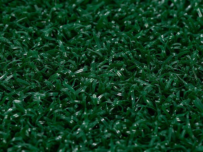 Athletic training field with elastic turf