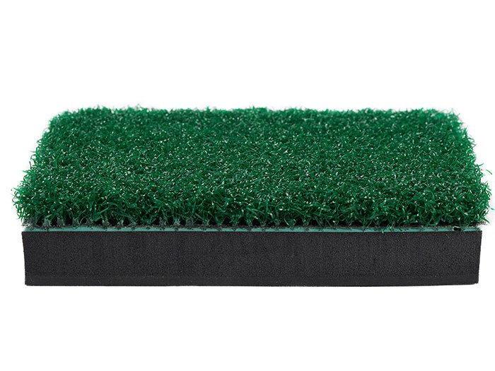 Shock-absorbing elastic athletic surface