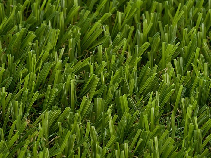 Soft texture artificial grass for rooftops