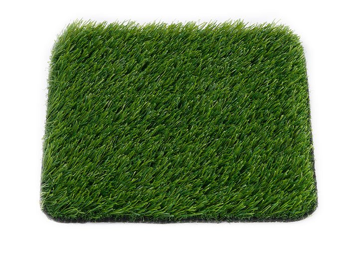Lush green synthetic grass for villa gardens