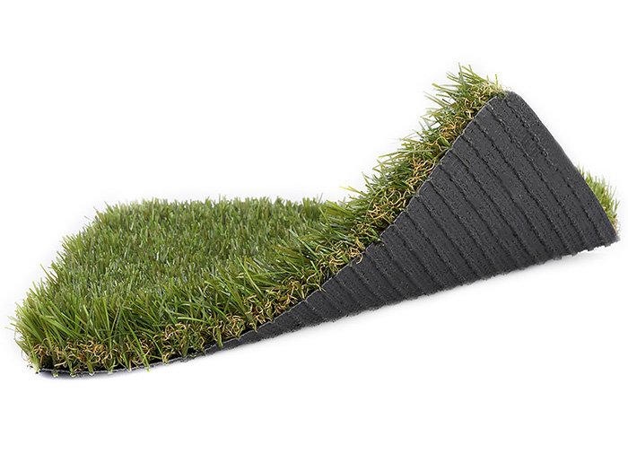 Home outdoor dining area artificial turf