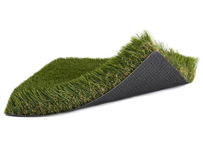 Yard large dog running artificial grass