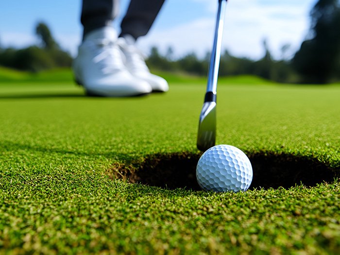 All-weather standard fairway turf installation