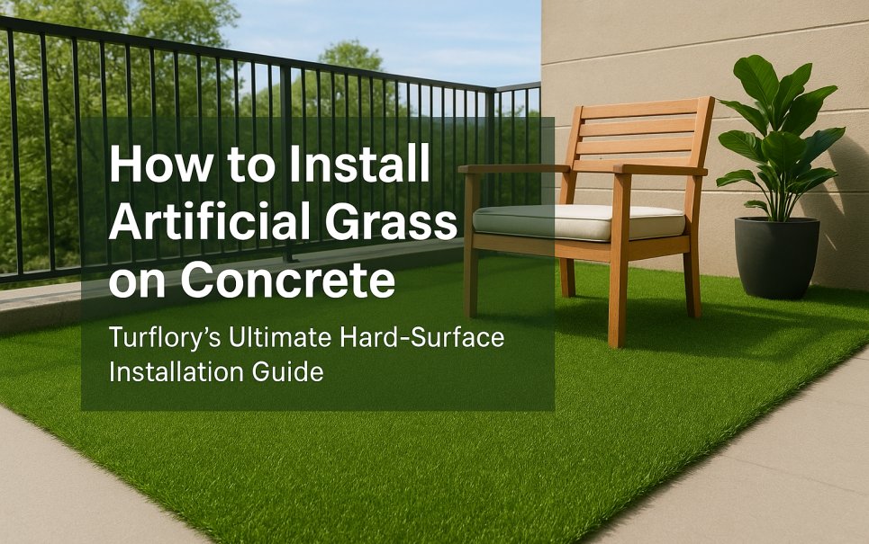 Turflory Artificial Grass Concrete Installation