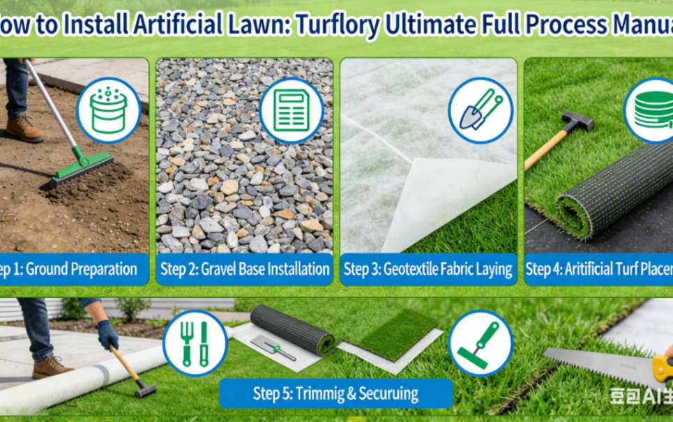how to install artificial grass turf