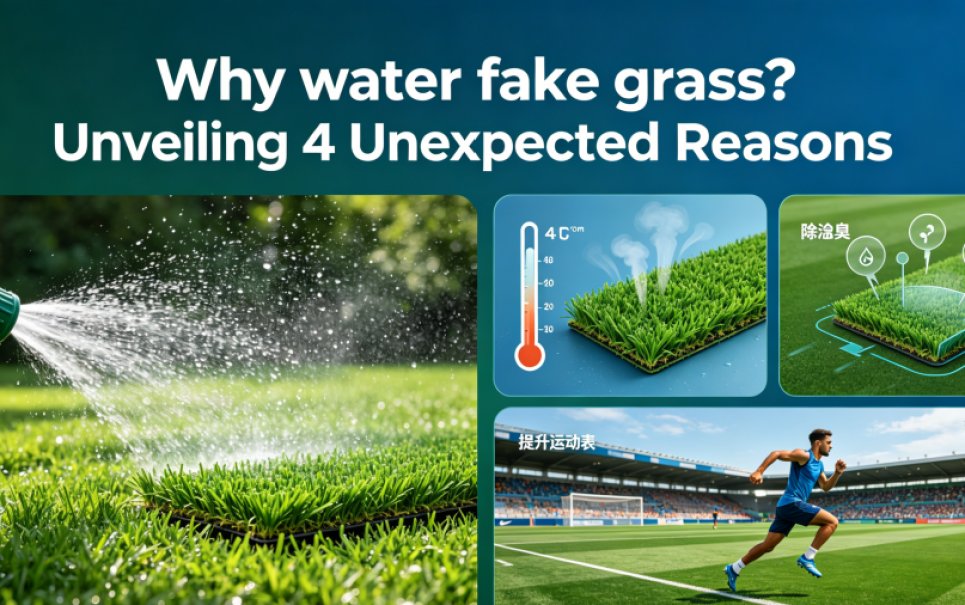 why do they water artificial turf