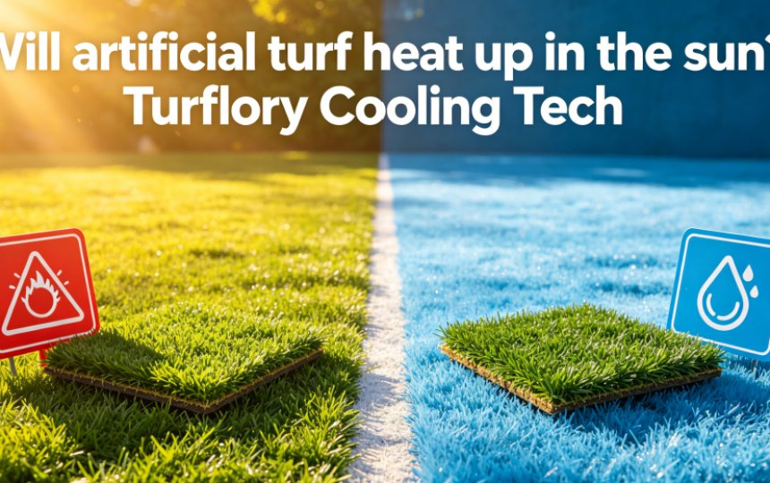 does artificial turf get hot in the sun