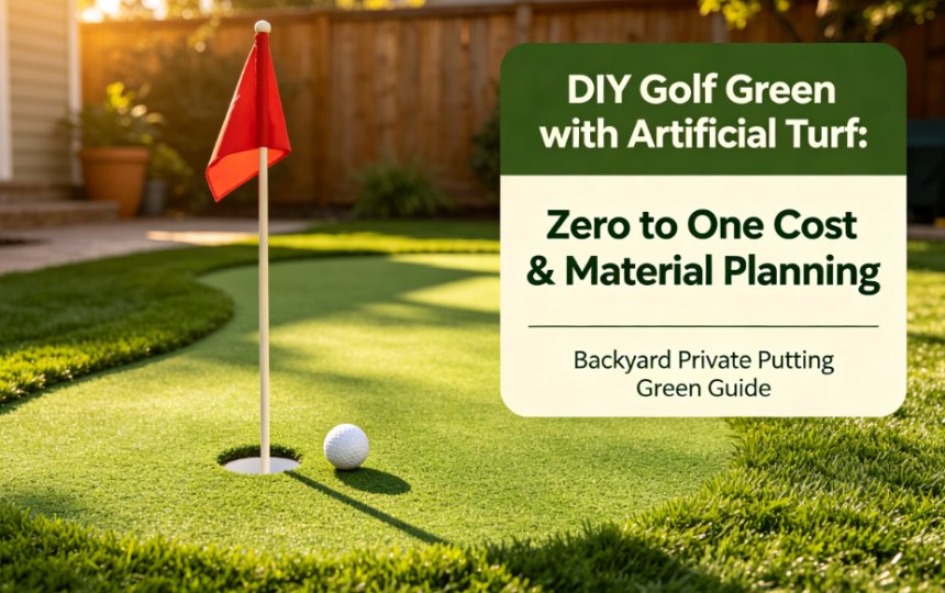 how to make a putting green with artificial turf