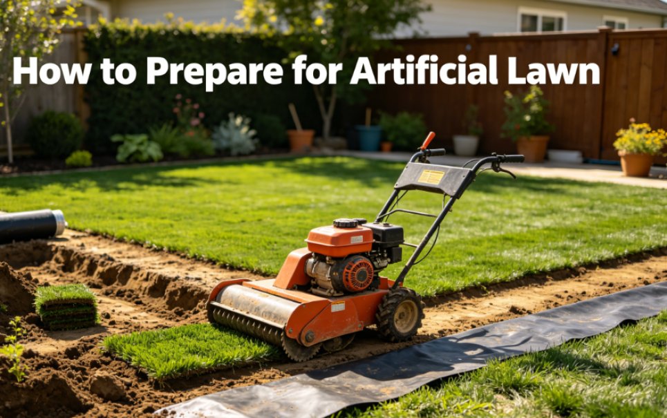 how to prep for artificial turf