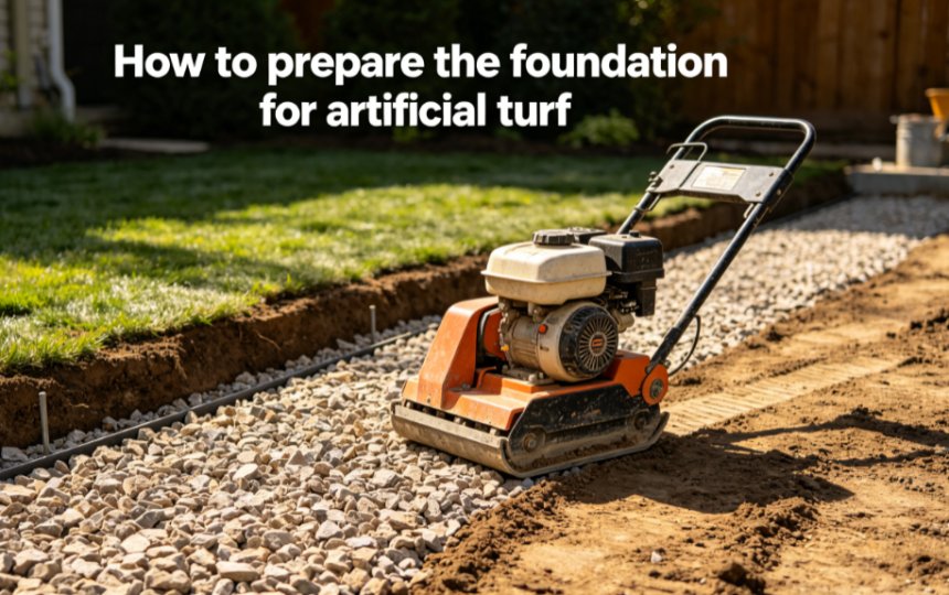  how to prepare ground for artificial turf