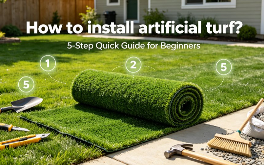 how install artificial turf