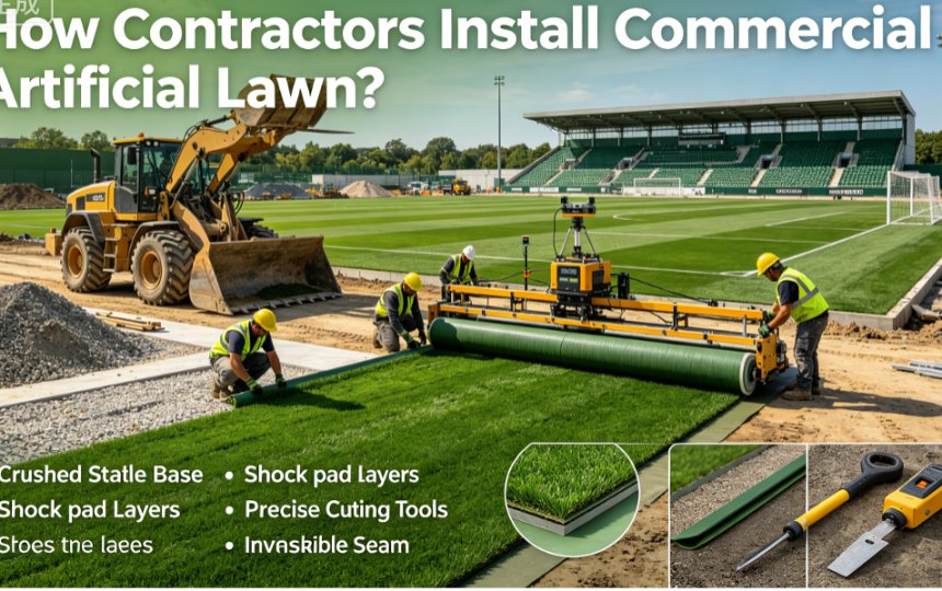 how is artificial turf installed