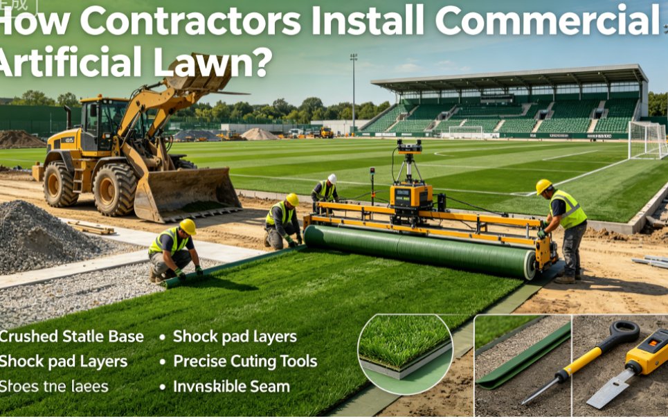 how is artificial turf installed