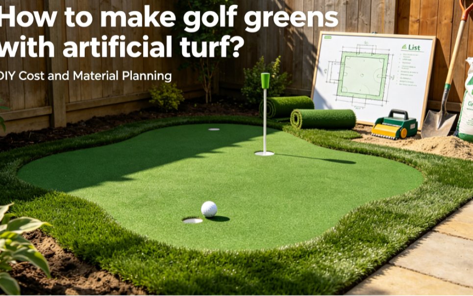 backyard putting green materials