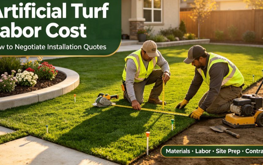 artificial grass labor cost