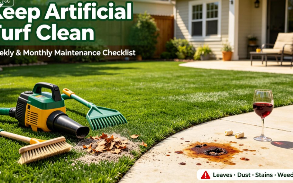  wash dust off fake grass