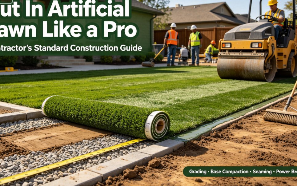 how to put in artificial turf