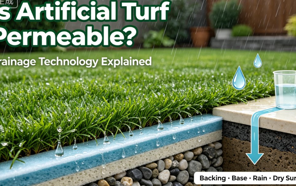 is artificial turf permeable