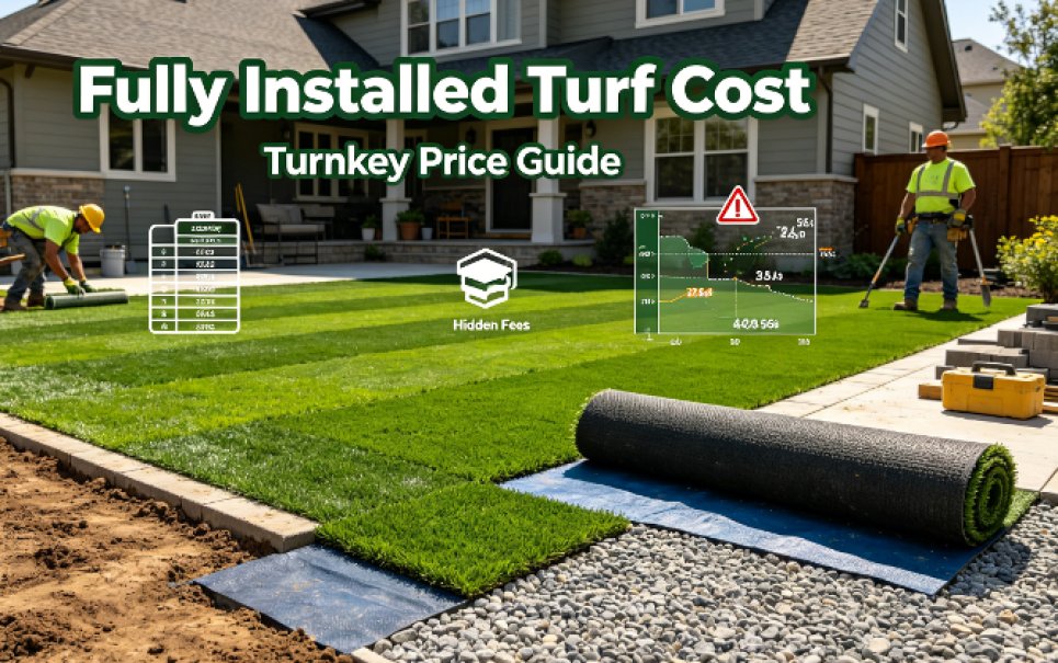 fully installed artificial grass cost