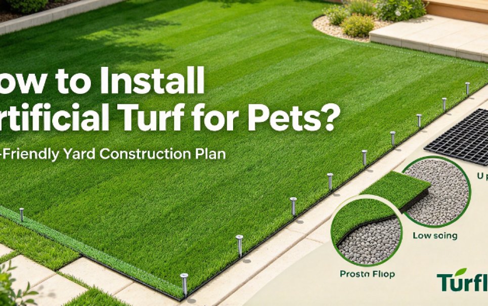 how to install artificial turf for pets