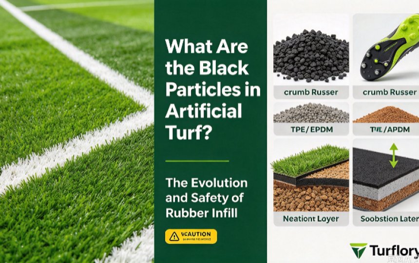 what are the black pellets in artificial turf