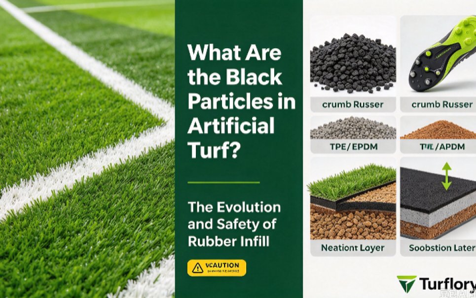 what are the black pellets in artificial turf