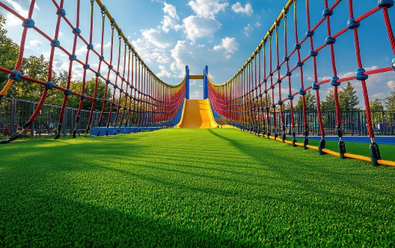 Artificial Turf in Amusement Parks