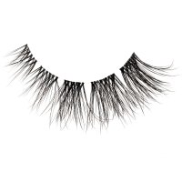 Clear band fluffy strip lashes