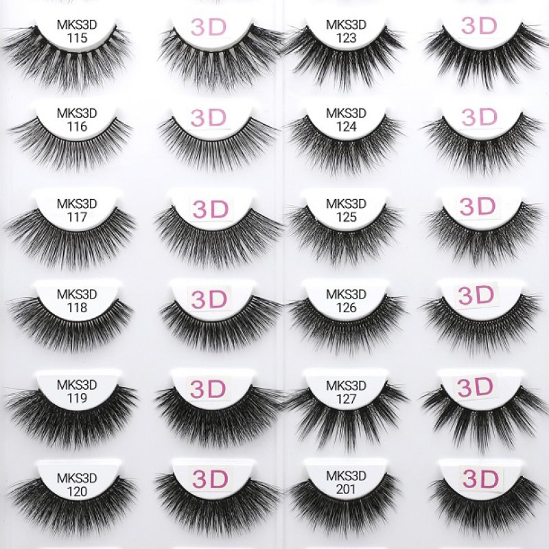 Strip eyelashes that look like extensions